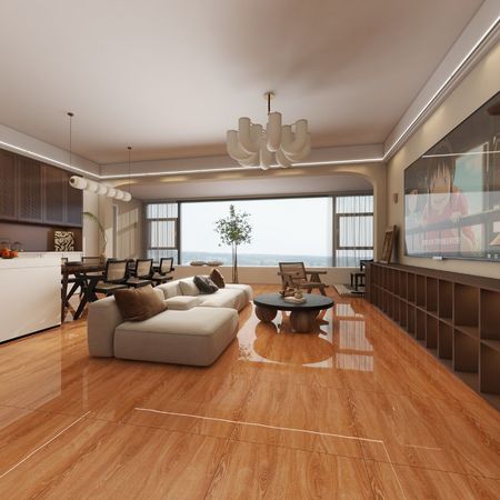 Piso Gress Maderado Boston 60x60cm 1.44m2 Orange