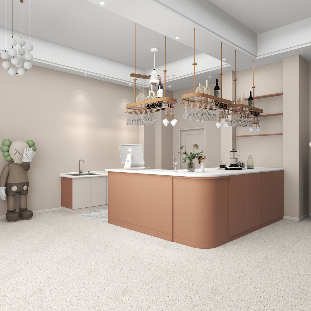 Piso Gress Liso Rustico Barcelona 60x60cm 1.44m2 Orange