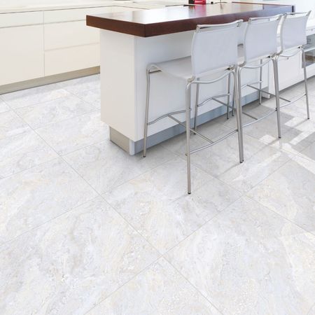 Piso Gress Marmolizado Itaca Gris 60x60cm 2.58m2 San Lorenzo