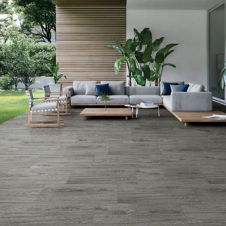 Piso Cerámico Maderado Larice Grafito 30x60cm 1.80m2 Celima