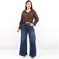 PANTALÓN WIDE LEG MIDE RISE JAROLA OLIVIA