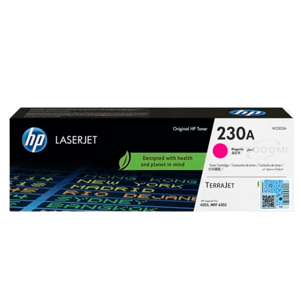 Tóner HP 230A Magenta Original (W2303A)
