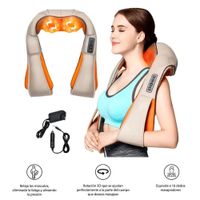 Masajeador Cervical Eléctrico Cuello Espalda y Cuerpo con Infrarrojo