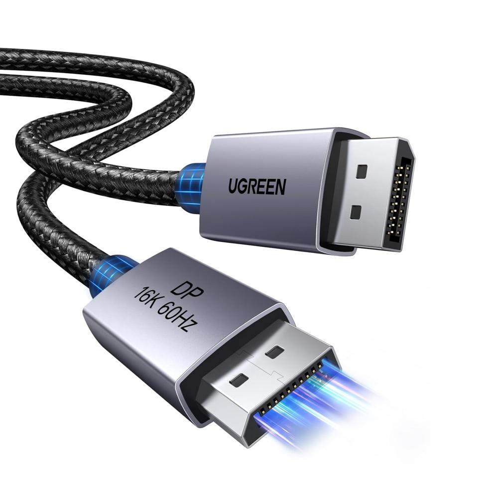 Cable Ugreen DisplayPort 2.1 2m 16K@60Hz DP131 55568 Negro