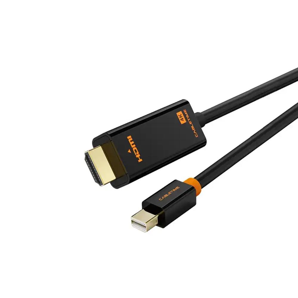 Cabletime Cable Mini DisplayPort a HDMI 1080p/60Hz 3M Negro
