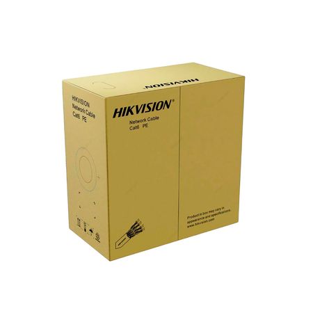 Rollo Cable Utp Cat. 6 hikvision por caja Ds-1ln6-ouspe 305m