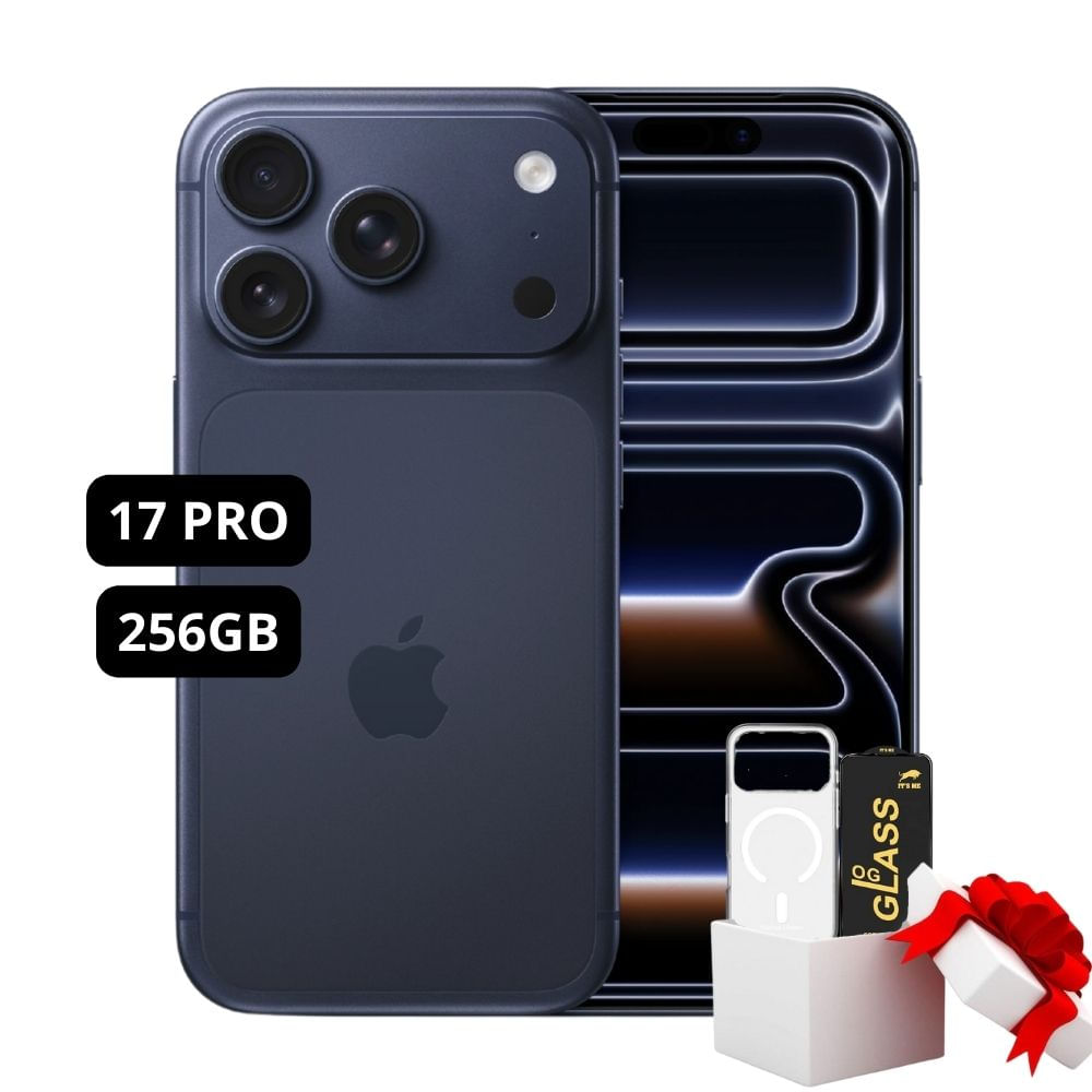 IPHONE 17 PRO eSIM 256GB DEEP BLUE - INCLUYE MICA Y CASE DE REGALO