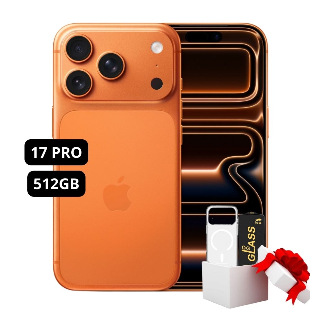 IPHONE 17 PRO eSIM 512GB COSMIC ORANGE - INCLUYE MICA Y CASE DE REGALO