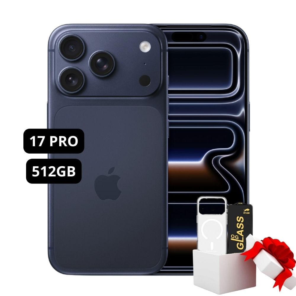 IPHONE 17 PRO ESIM 512GB DEEP BLUE - INCLUYE MICA Y CASE DE REGALO