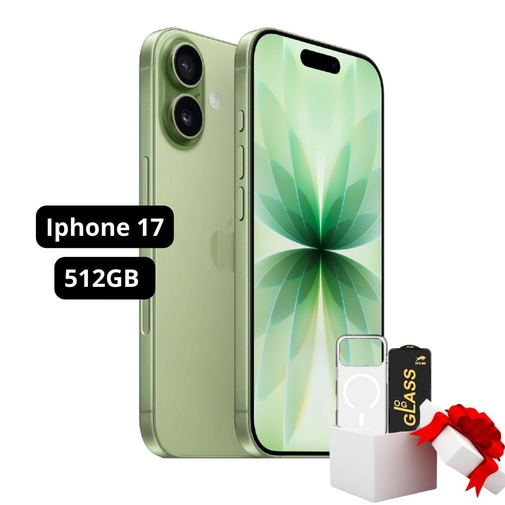 IPHONE 17 eSIM 512GB SAGE - INCLUYE MICA Y CASE DE REGALO