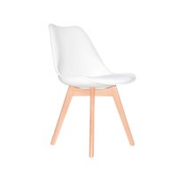 Silla De Comedor Diseño Ema Be Tapizado Blanco Ofideas