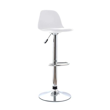 Silla Para Bar Regulable En Altura Boat Blanco Ofideas