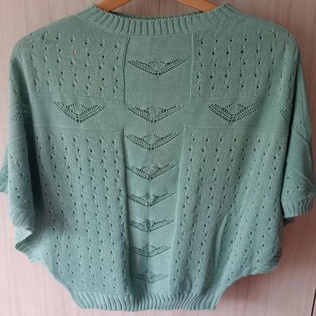 Chompa Calada Verde Mujer by Mandalay Knits S/M Verde Menta