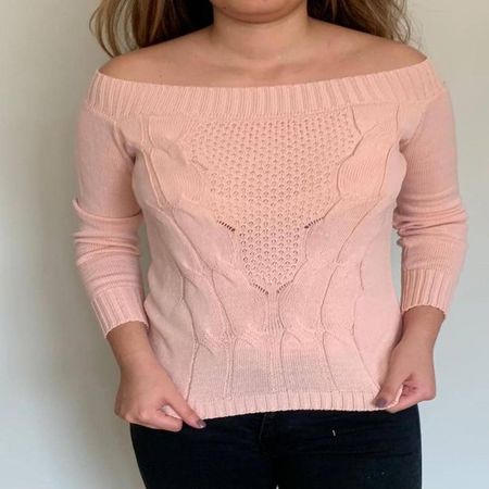 Chompa de Hilo Mujer Melon Mandalay Knits. S/M Melon
