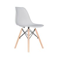 Silla De Comedor Diseño Eames Be Polipropileno Gris Ofideas