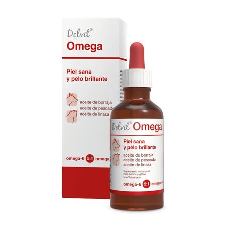 Suplemento para Piel y Pelo de Mascotas Dolvit Omega 50ml
