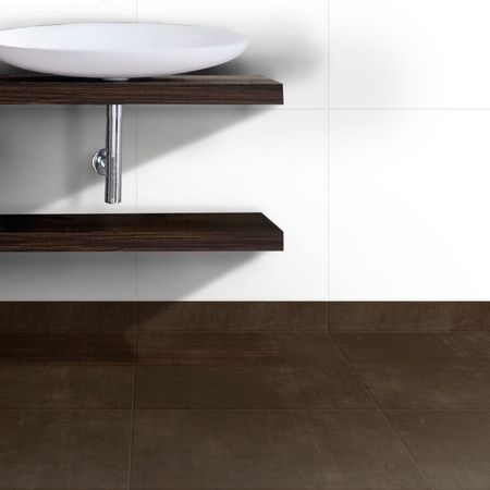 Piso Cerámico Marmolizado Brown Habana 45x45cm 2.29m2 San Lorenzo