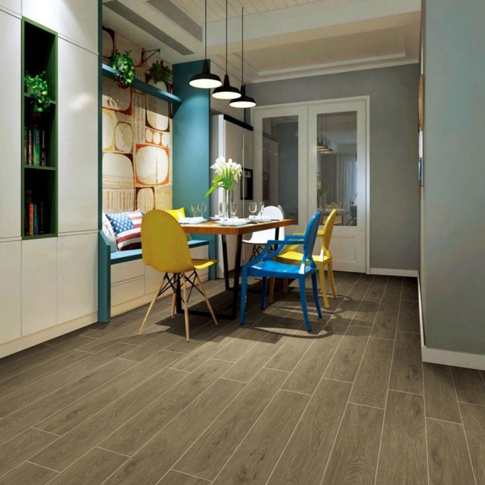 Tablón Gress Maderado Gante 20x120cm 1.44m2 Orange