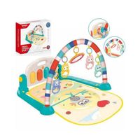 Gimnasio de bebe con Piano Musical Búho HE0650 Verde