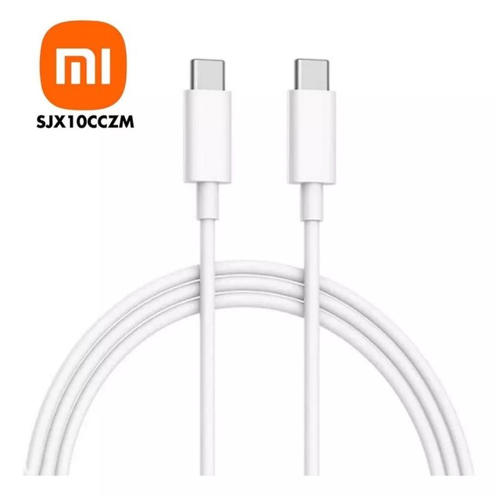 CABLE USB XIAOMI TIPO C - C 5AMP - BLANCO