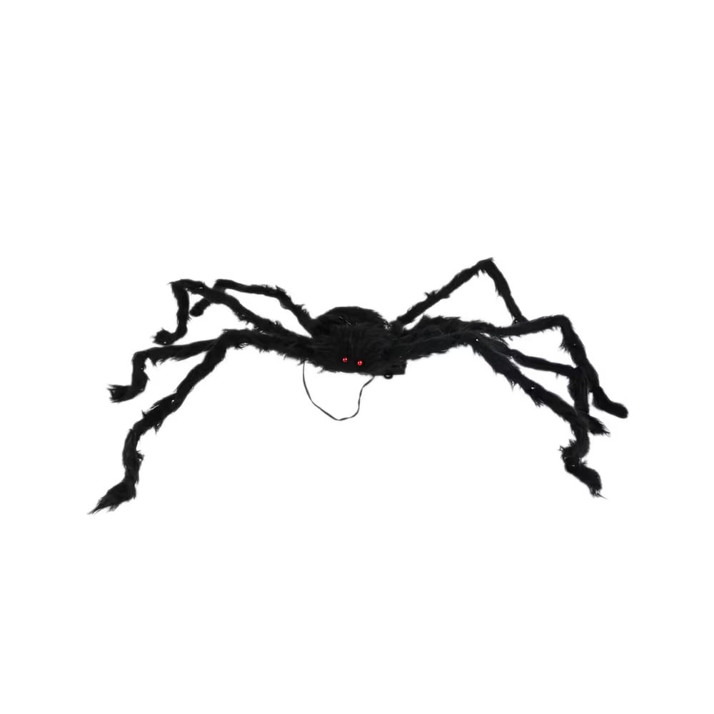 HALLOWEEN - Araña de poliester con luz led articulable