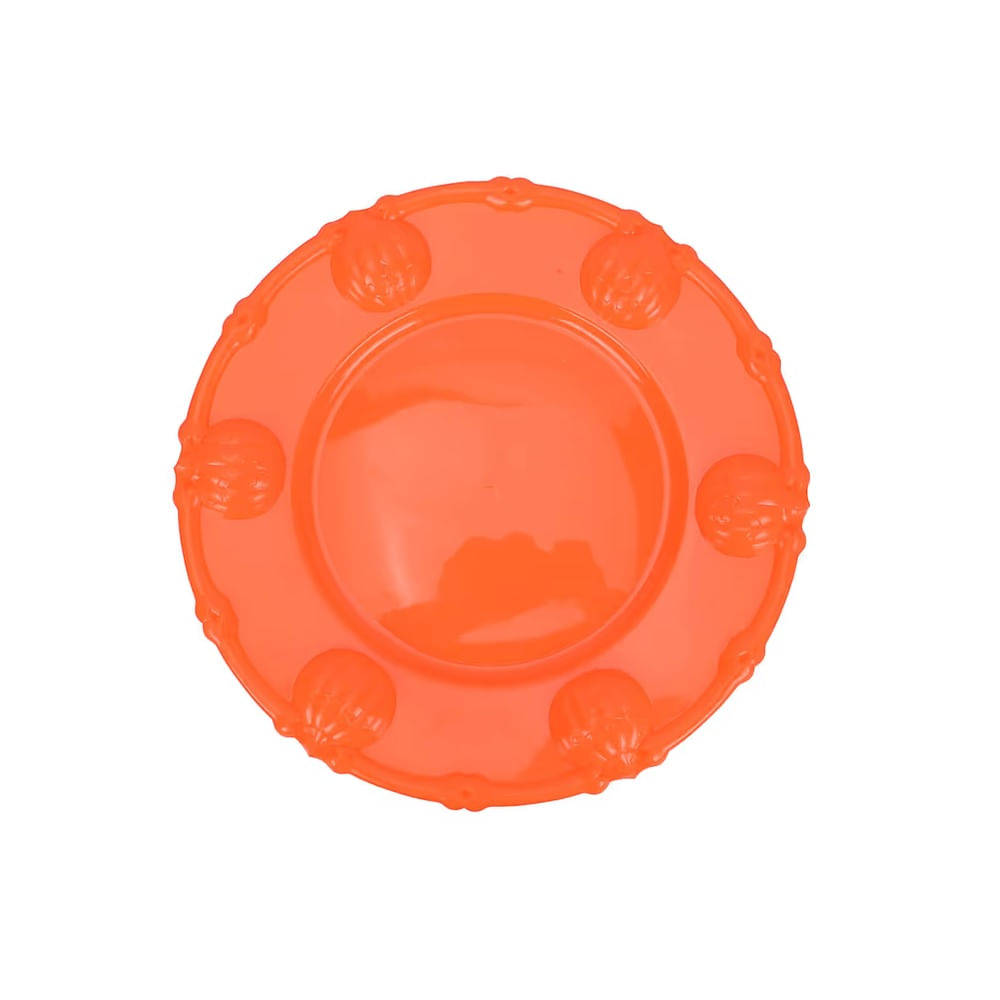 HALLOWEEN -Plato de plastico con diseño multicolor