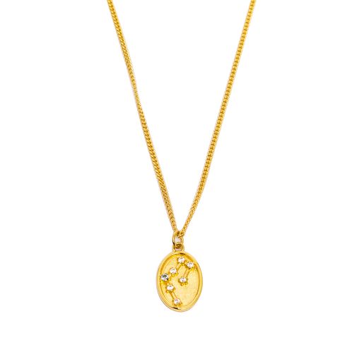Collar Zodiac Capricornio en Oro Fino | plazaVea - Supermercado