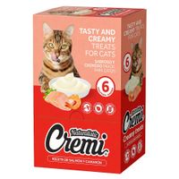 Snack para Gatos Naturalistic Cremi Salmón y Camarones 60gr