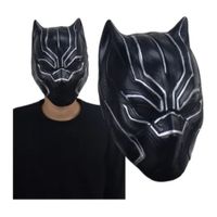 Máscara de Latéx Pantera Black Cosplay Halloween