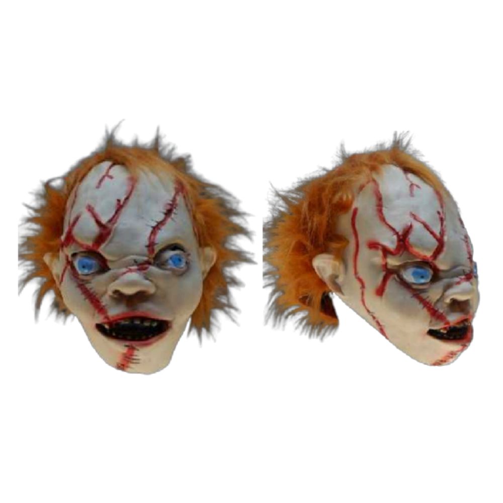 Máscara Látex Muñeco de Terror Cosplay Halloween