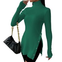 Cafarena Manga Larga Broche Rib Sand Fab-18 Color Verde