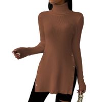 Cafarena Manga Larga Broche Rib Sand Fab-18 Color Camello