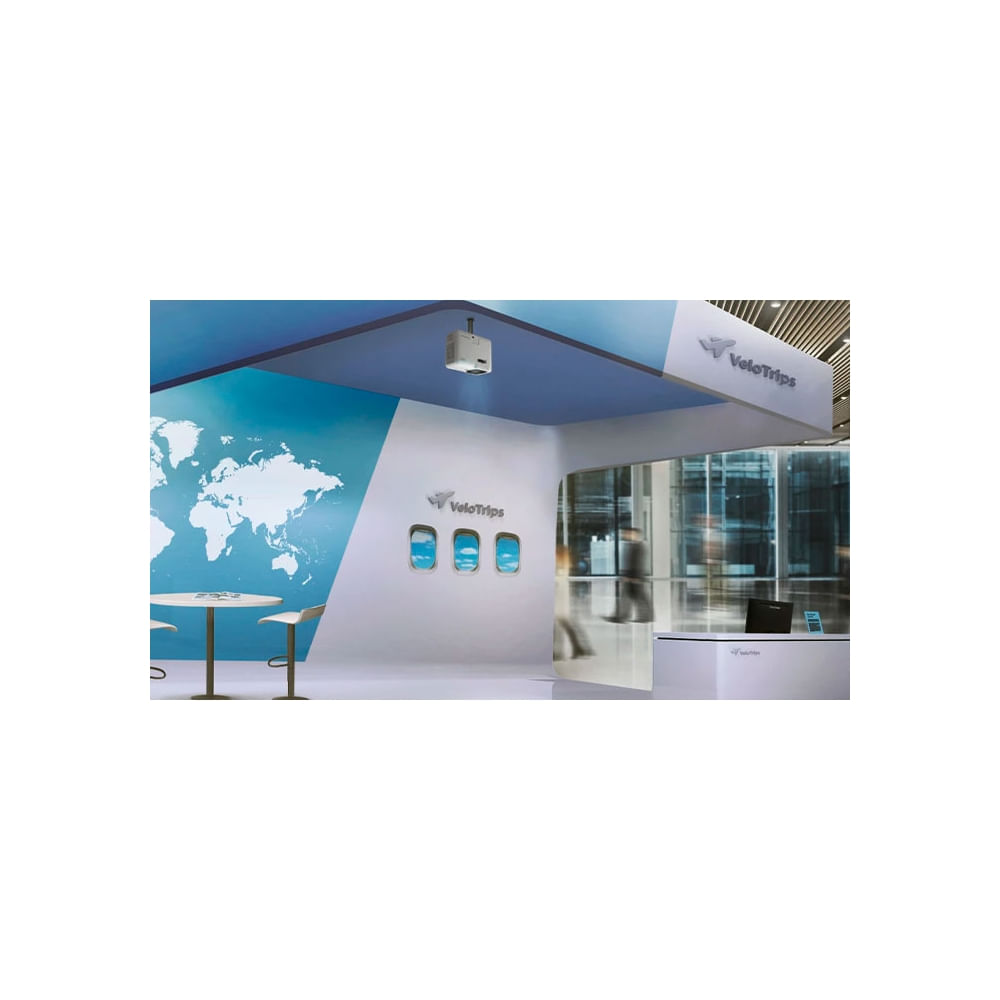 Proyector Full HD ViewSonic LS740W montable en techo, 4999 lúmenes, HDMI, ideal para salas de junta