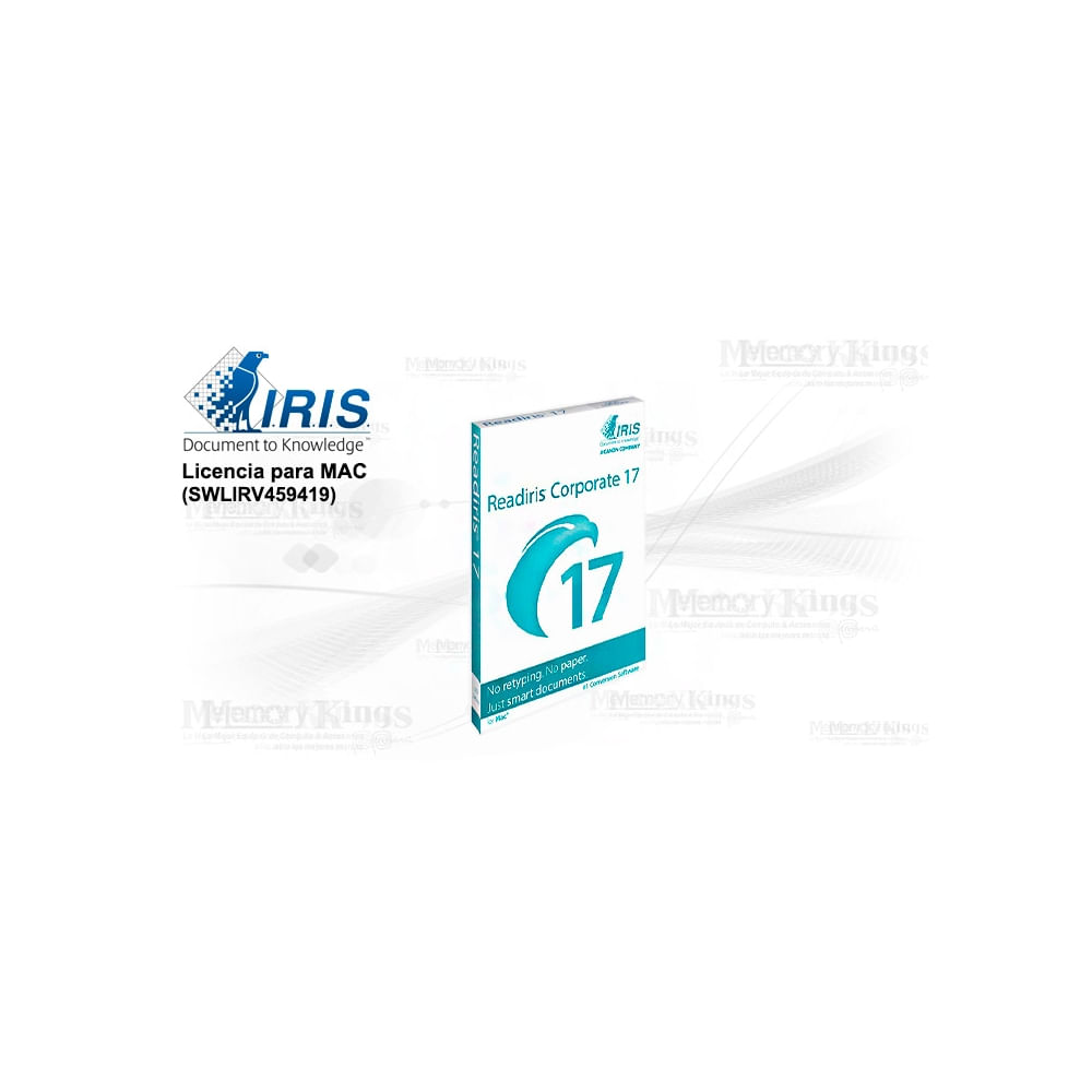 Iriscan Readiris Corporate 17 -  Vitalicia para Windows y Mac, Software de OCR Avanzado