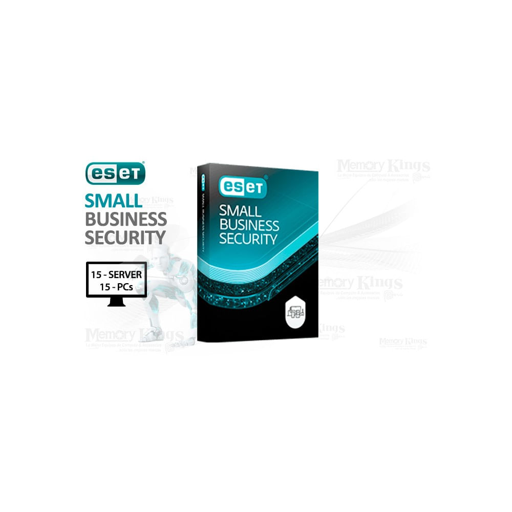 Eset Small Business Security 15 dispositivos - Protección antivirus completa y confiable
