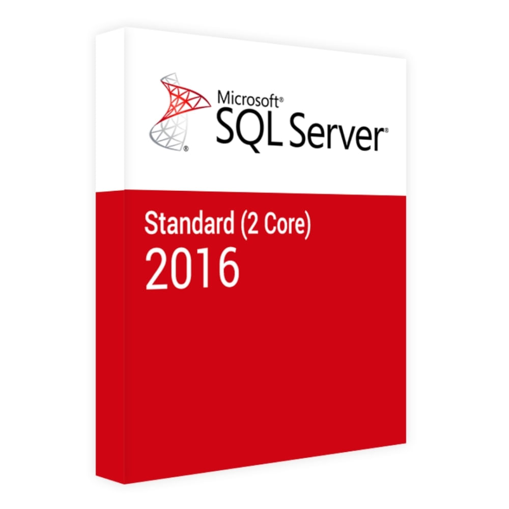 Microsoft SQL Server 2016 Standard - Abierta, 2 Núcleos, Versión Única en Español