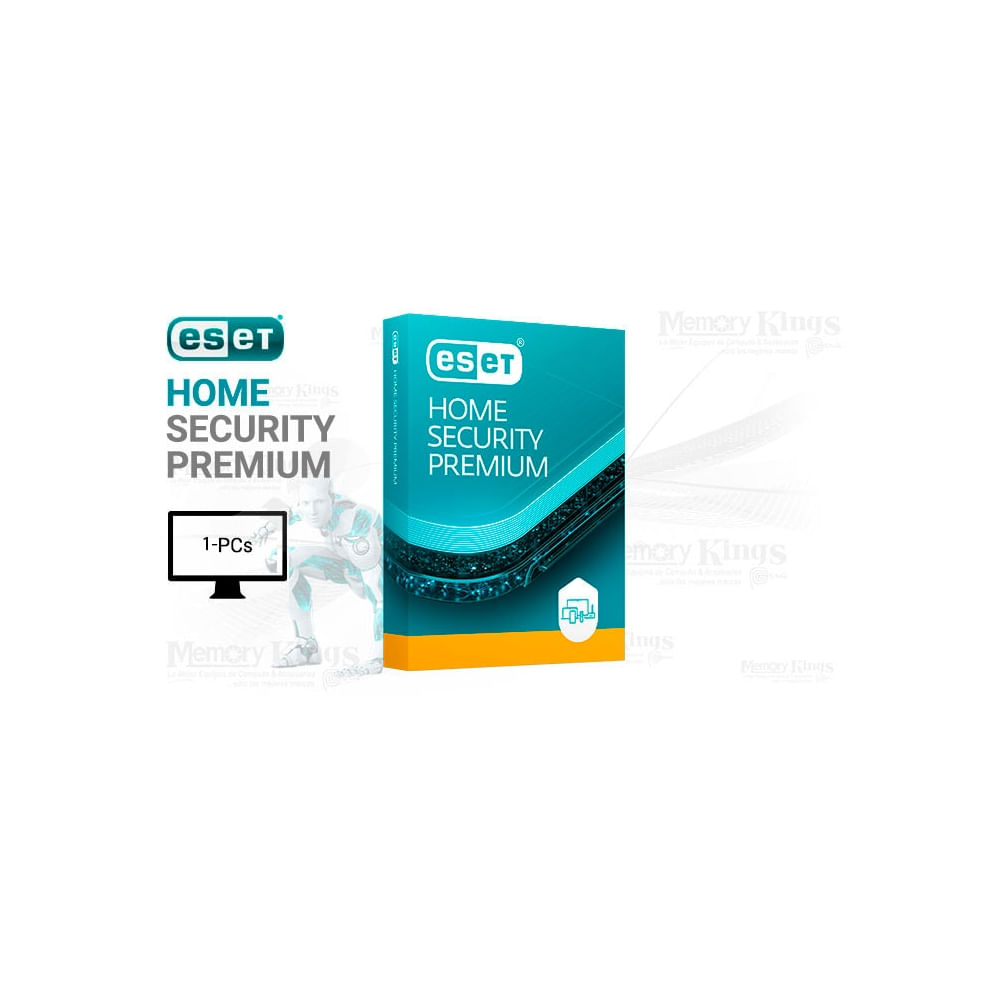 Eset NOD32 Home Security Premium - Antivirus Completo para Protección Total en Línea