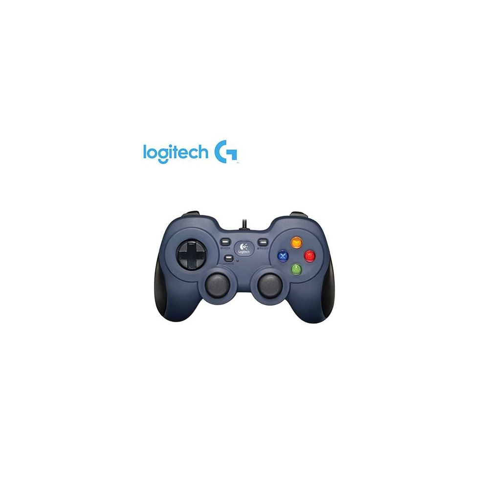 Gamepad Logitech F310 USB - Controlador ergonómico para PC y Steam, compatibilidad multiplataforma