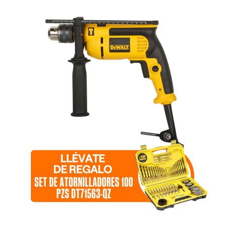 Combo Dewalt DWD024K-K40: Taladro Percutor 1/2