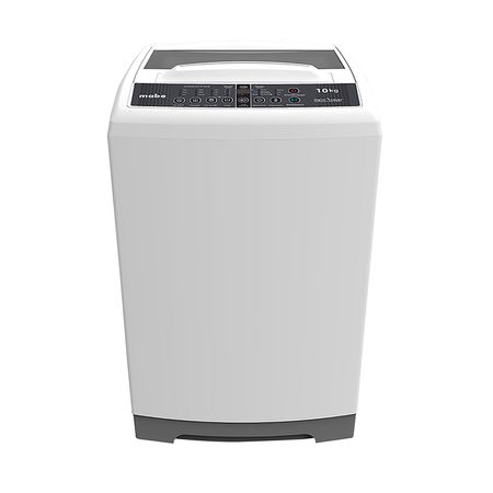 Lavadora Mabe Carga Superior 10kg Modelo LMA100BXI0 Acero Inoxidable Blanco