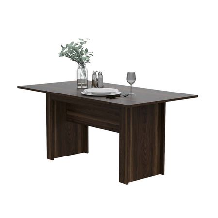 Mesa de Comedor Melamina Classic 160 Habano Tuhome