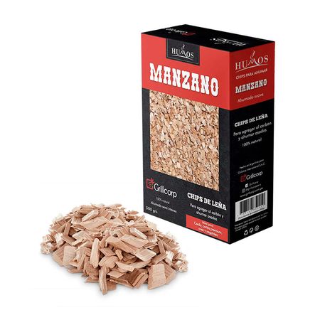 Astillas de leña de manzano 500gr Grillcorp