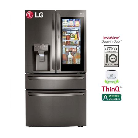 Refrigeradora LG French Door LM85SXD 679L Negro Acero Inoxidable