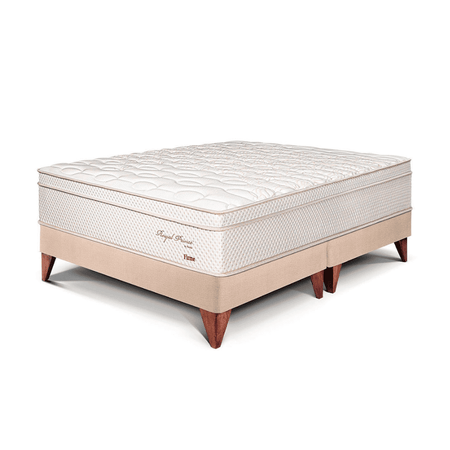 Cama Europea Royal Prince King Champagne Paraiso