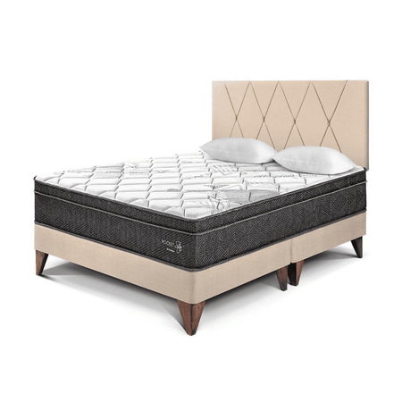 Dormitorio Europeo Paraíso Pocket Star con Loft Queen Champagne