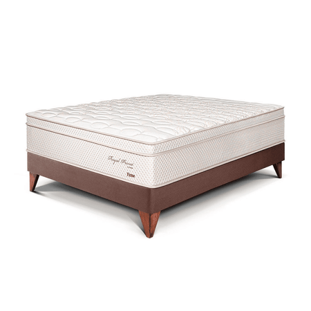 Cama Europea Royal Prince 2 plazas Chocolate Paraiso