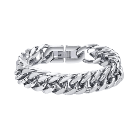 Pulsera Cubana para Hombre Modelo Titán x 19cm de Longitud y 10 mm de Alto