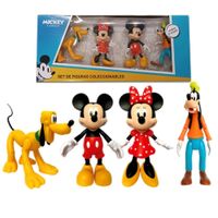 Set de Figuras Articulables Mickey Mouse y sus Amigos 4pcs MM-4DLX