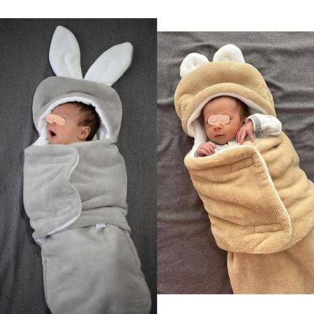 Pack 2 Saquitos de dormir para bebé Gris y Beige