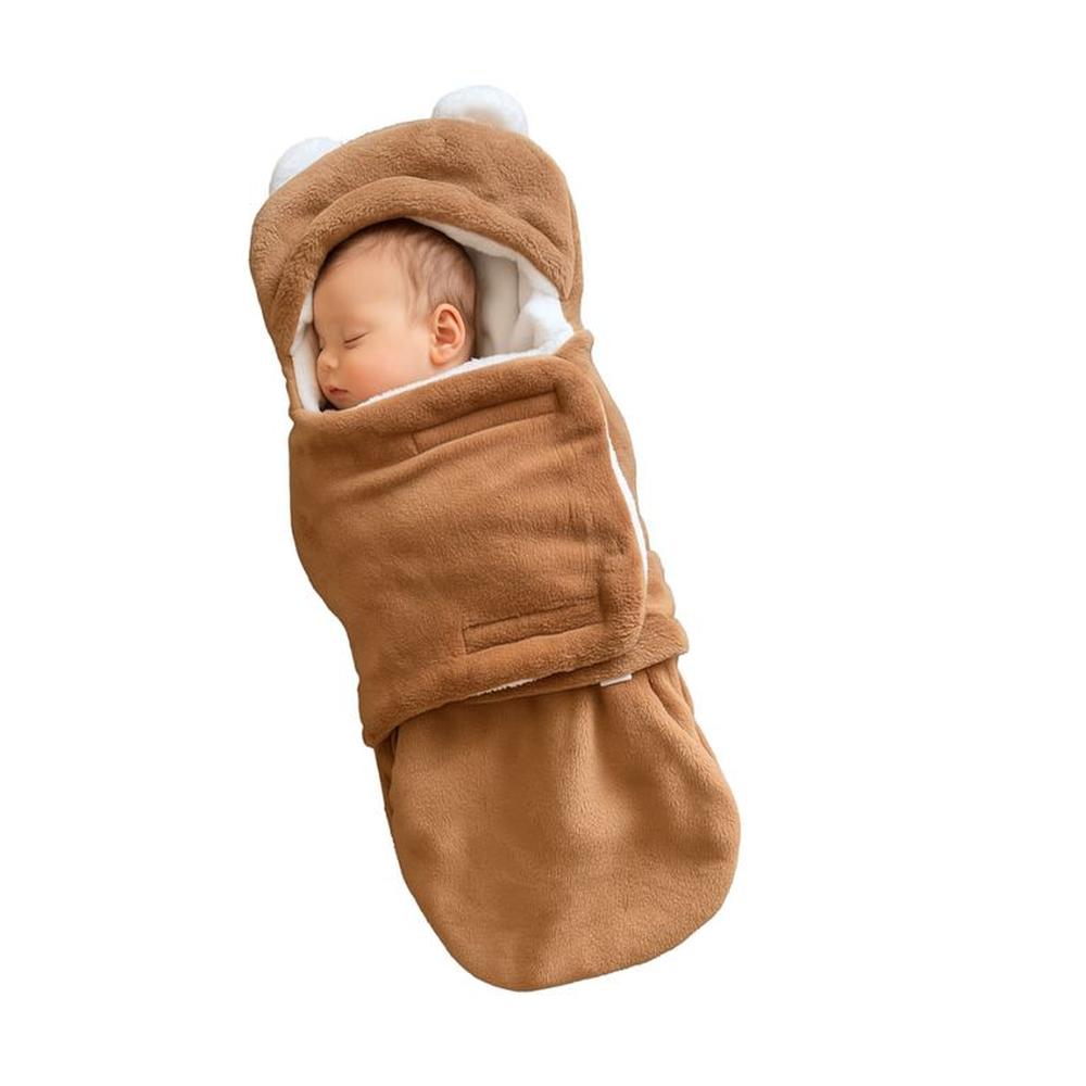 Saquito de dormir para bebé abrigador- Marrón